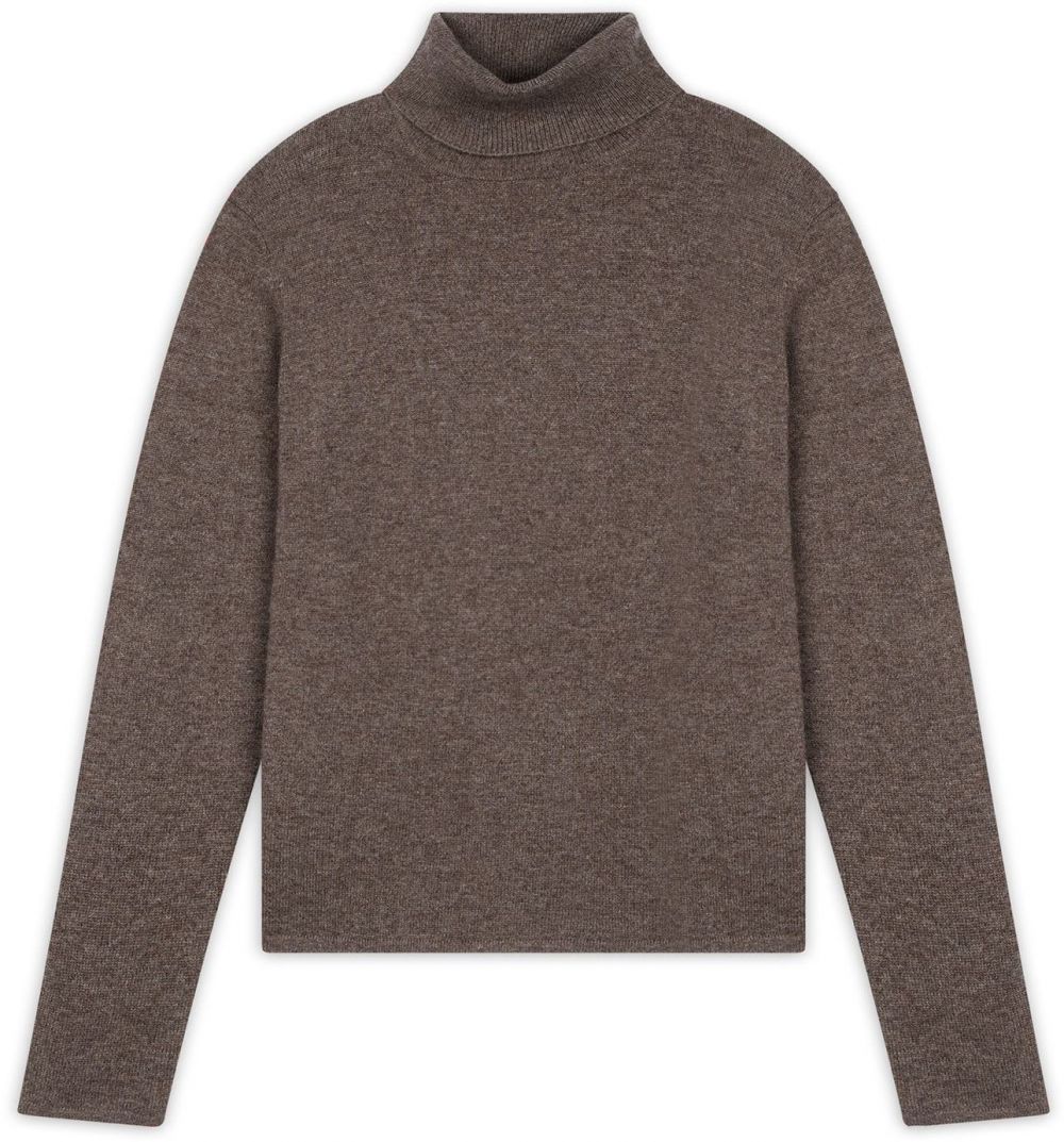 JUST CASHMERE Sveter 'Ava'  tmavošedá