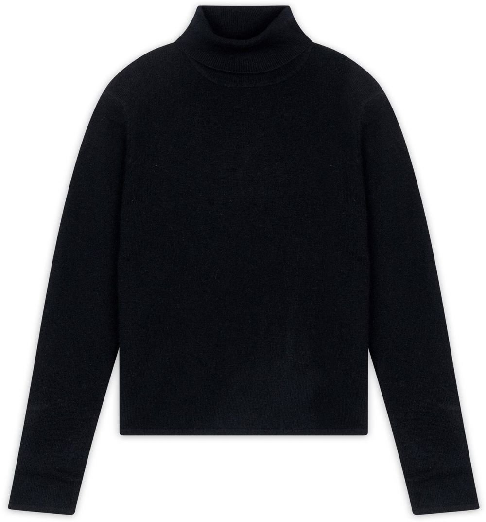 JUST CASHMERE Sveter 'Ava'  čierna