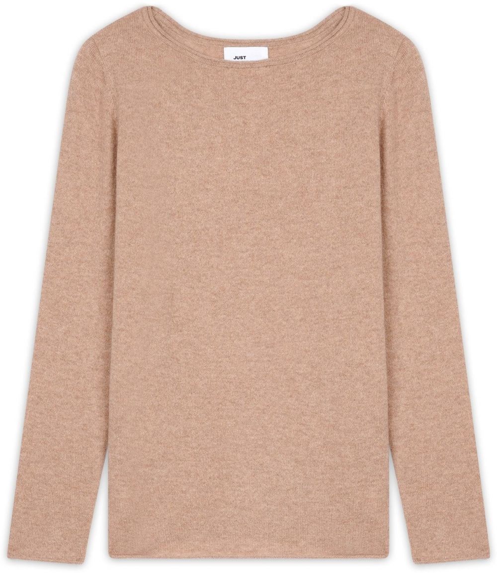 JUST CASHMERE Sveter 'Grace'  farba ťavej srsti