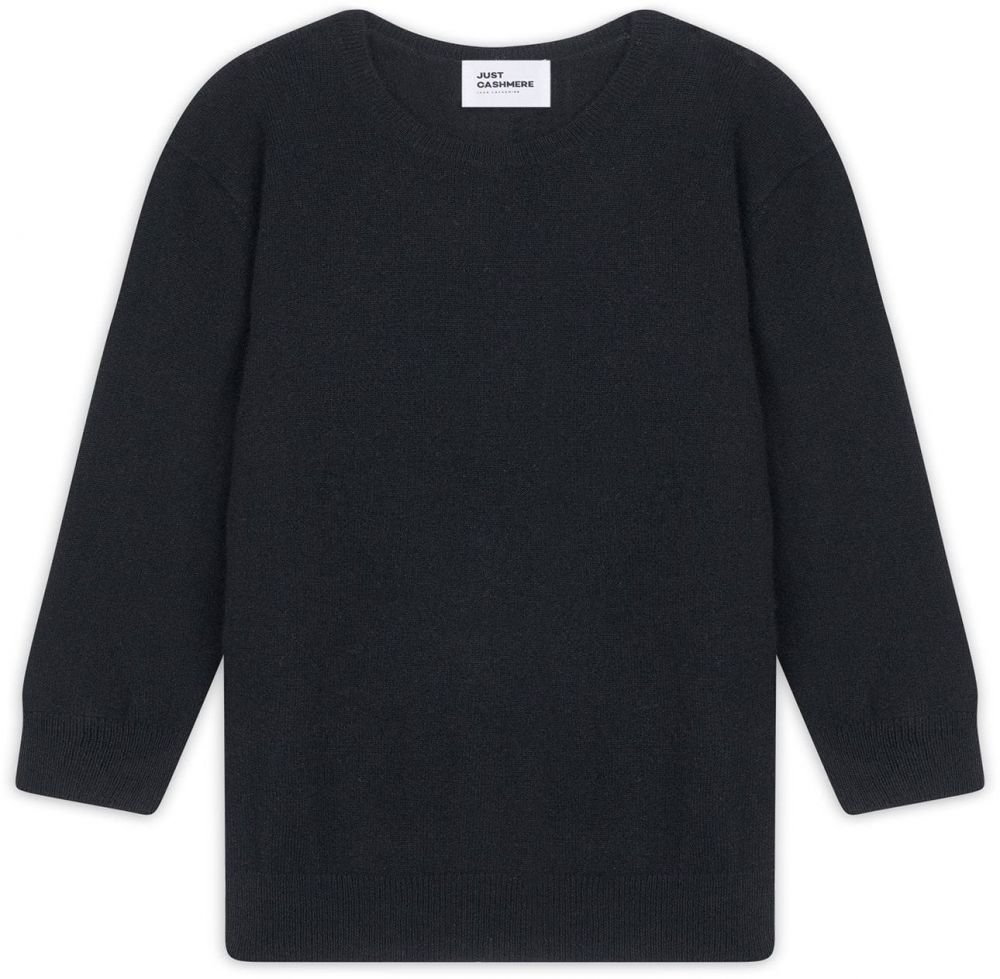 JUST CASHMERE Sveter 'Janice'  čierna