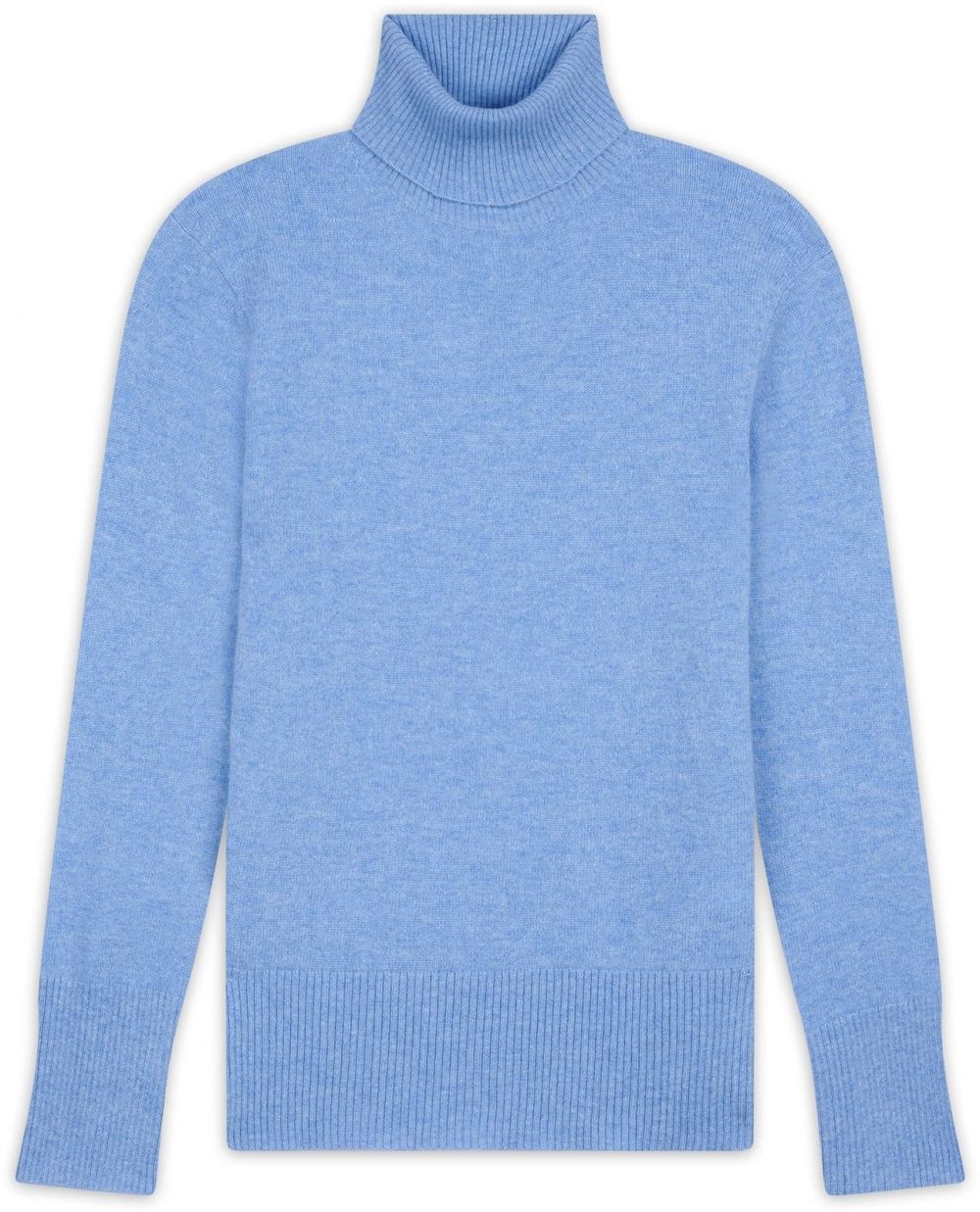 JUST CASHMERE Sveter 'Lexie'  modrá denim