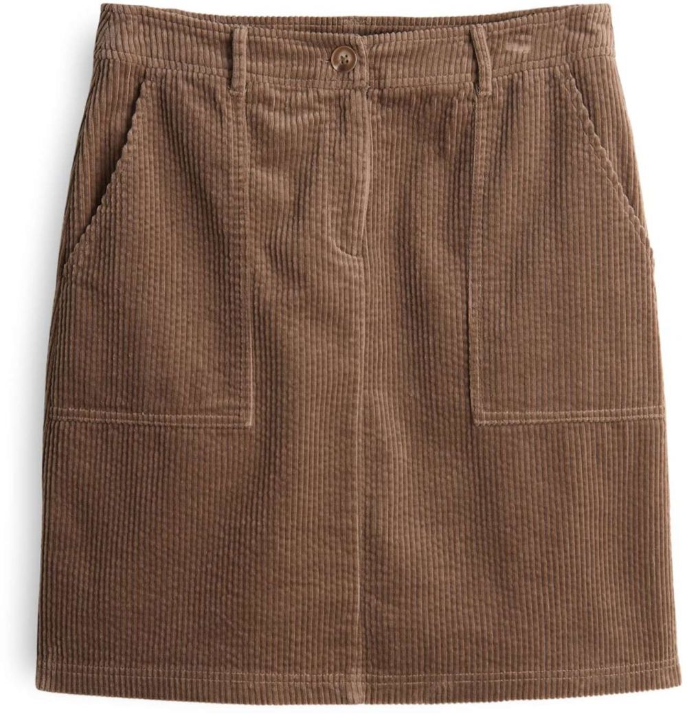 OPUS Sukňa 'Reah'  tmavohnedá