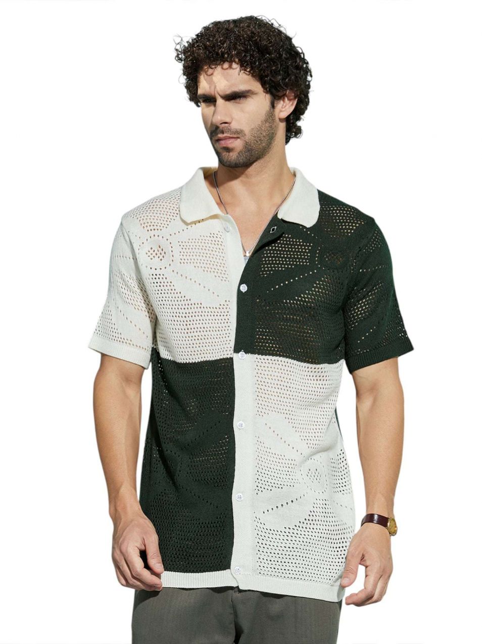 Campus Sutra Kardigán 'Skyla'  čierna / biela