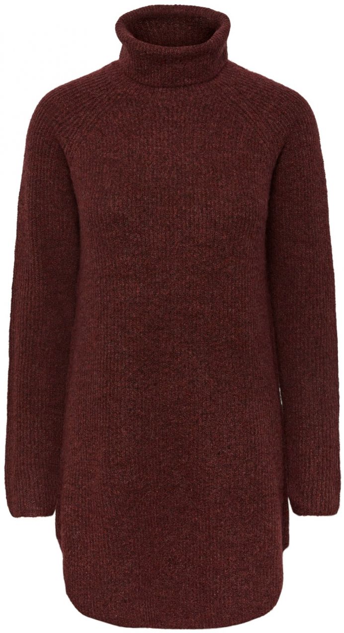 PIECES Sveter 'Ellen'  vínovo červená