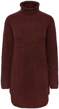 PIECES Sveter 'Ellen'  vínovo červená