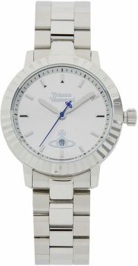 Vivienne Westwood Analógové hodinky  svetlomodrá / strieborná