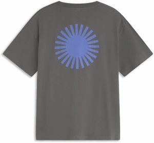 Thinking MU Tričko 'SOL'  sivá / modrofialová