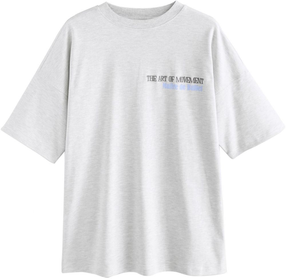 Next Tričko 'Ballet Graphic Swan Lake'  modrá / sivá / čierna / biela