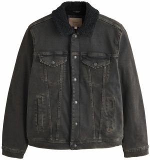 Next Prechodná bunda  čierny denim