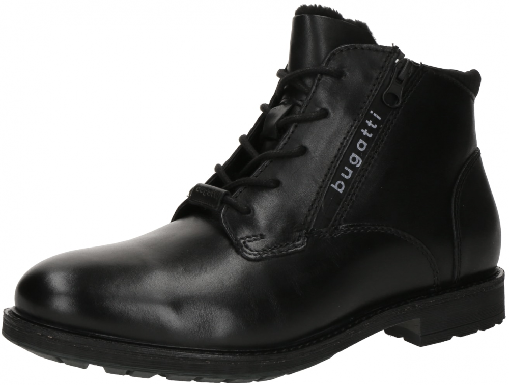 bugatti Šnurovacie čižmy  čierna