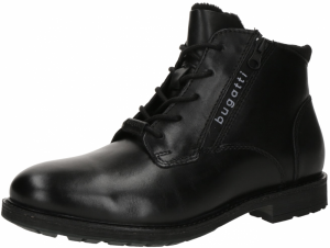 bugatti Šnurovacie čižmy  čierna