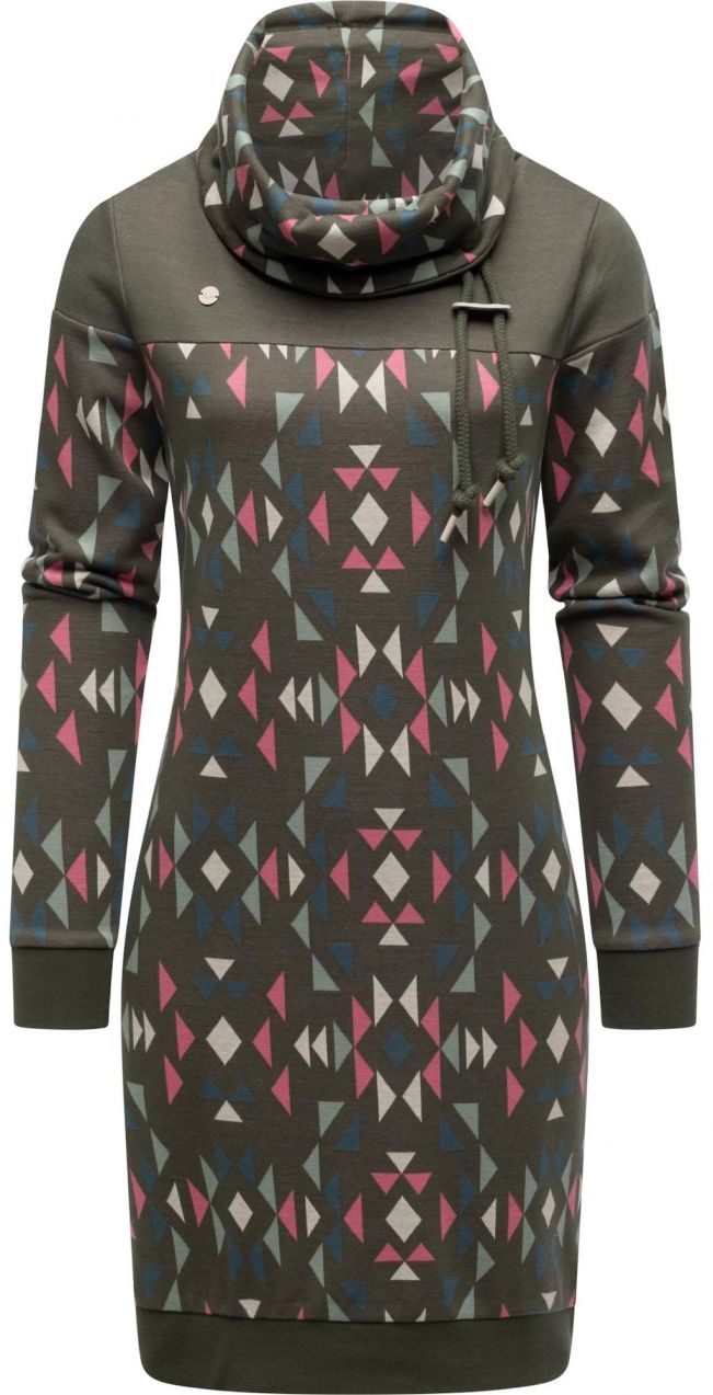 Ragwear Šaty 'Chlloe Aztec'  modrá / mätová / jedľová / pitaya