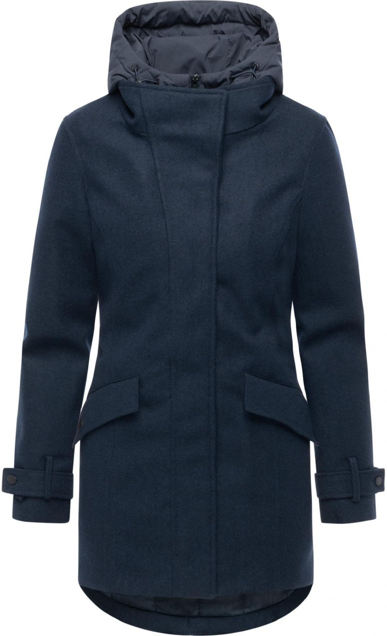 Ragwear Funkčný kabát 'Petuja Felt Youmodo'  modrá / petrolejová