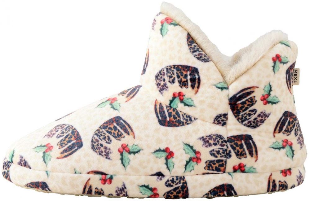 Next Papuče  béžová / tmavomodrá / svetlozelená