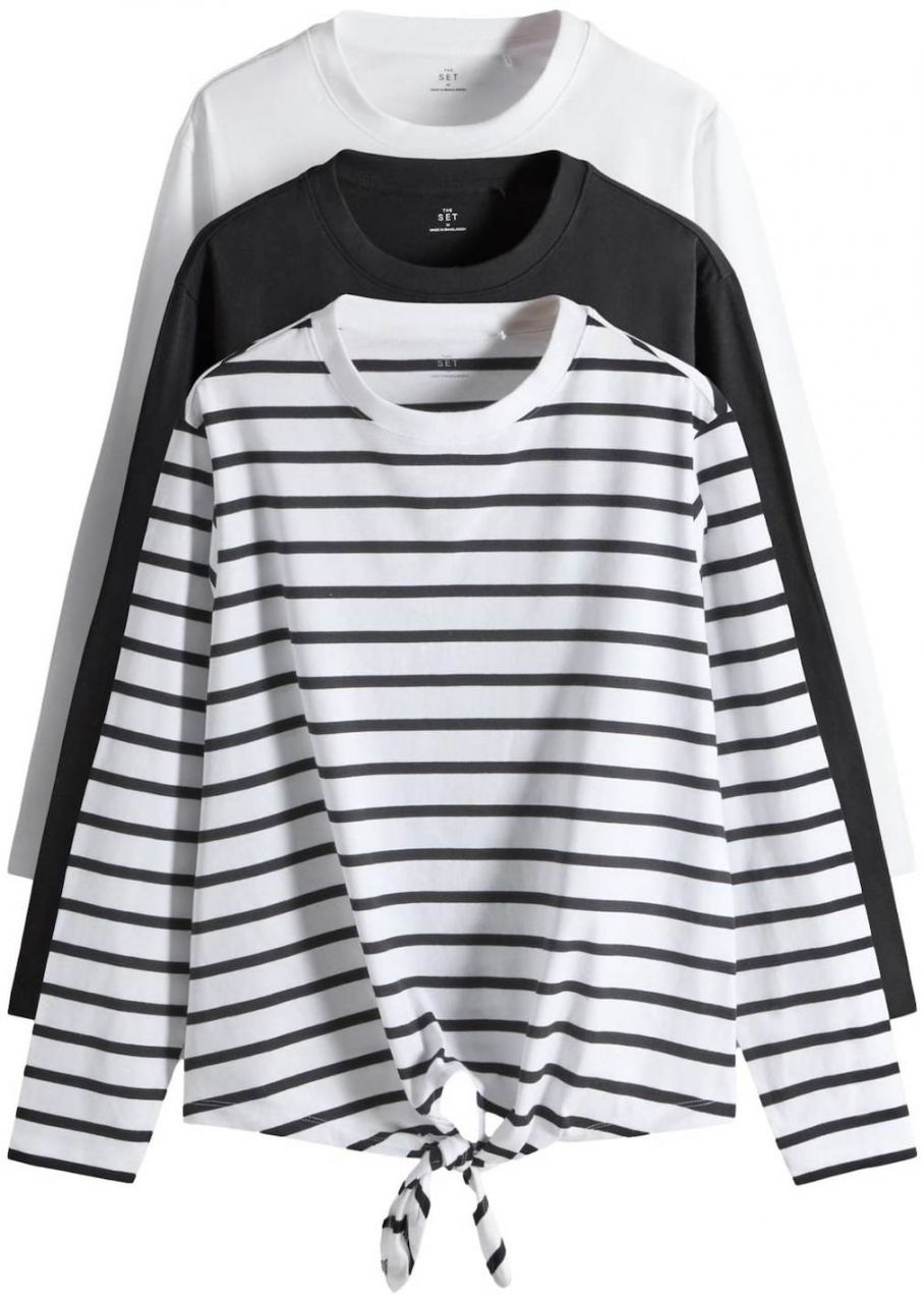 The Set Tričko  čierna