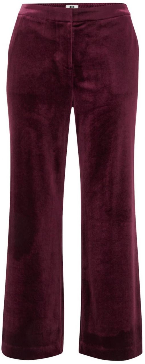 WE Fashion Nohavice  baklažánová