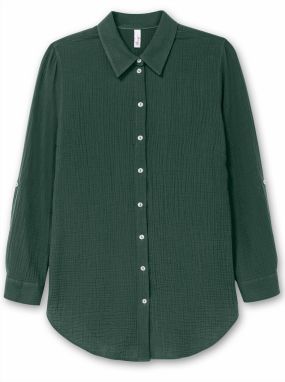 SHEEGO Blúzka  tmavozelená