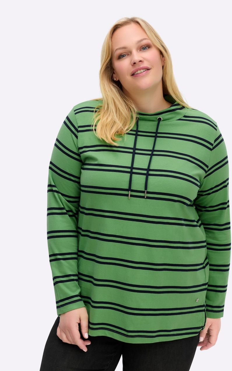 SHEEGO Tričko  jablková / čierna