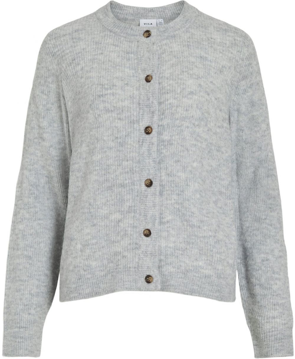 VILA Kardigán  svetlosivá