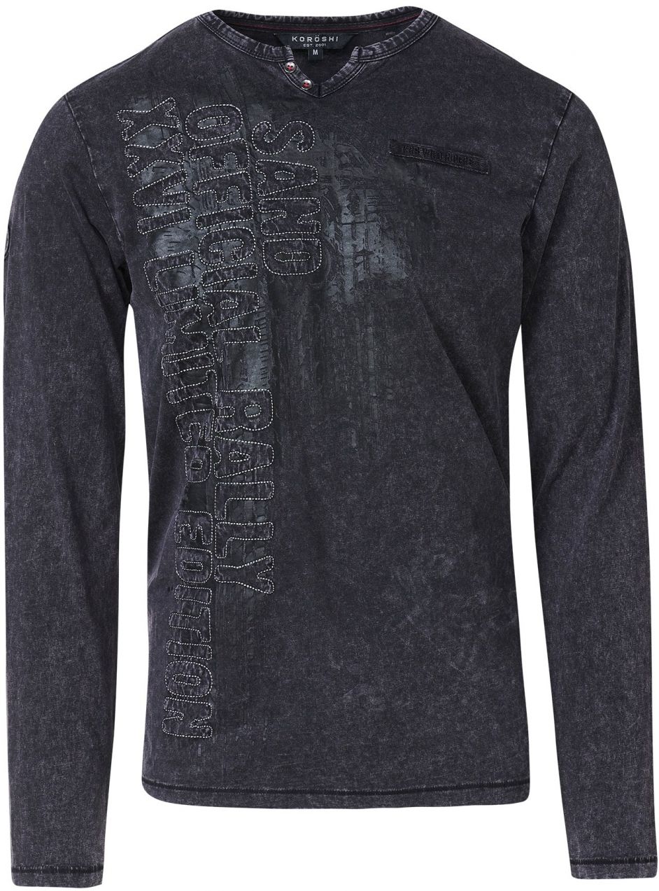 KOROSHI Tričko  čierna