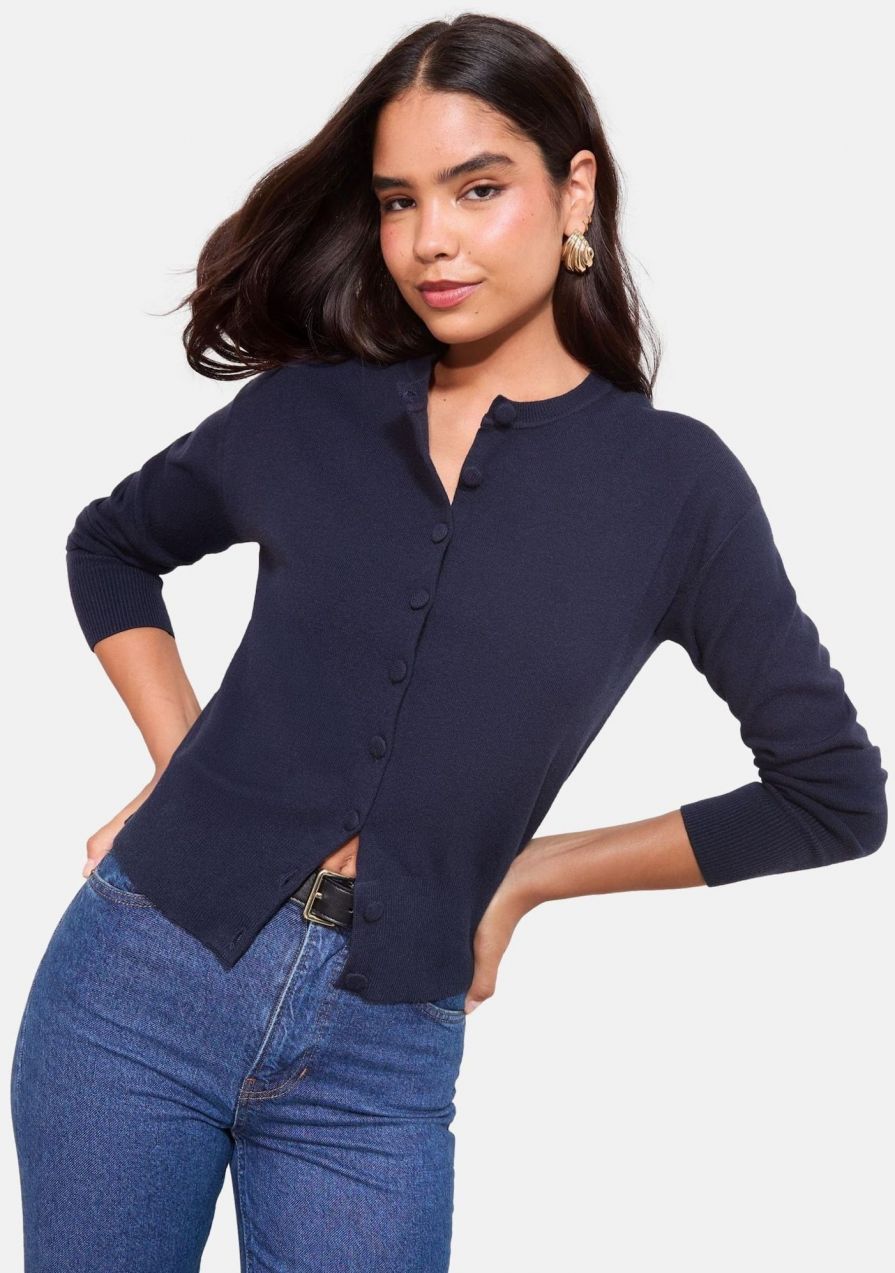 Friends Like These Kardigán  námornícka modrá