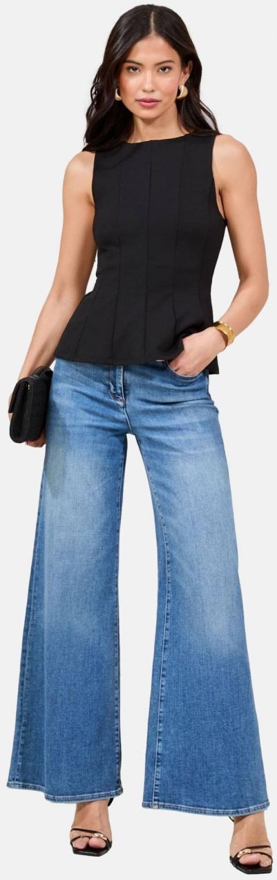 Lipsy Blúzka  čierna