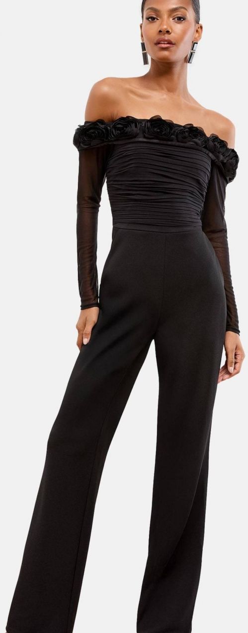 Lipsy Overal  čierna