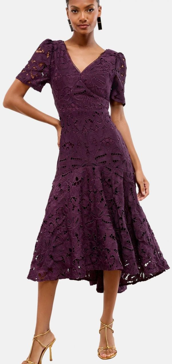 Lipsy Šaty  tmavofialová