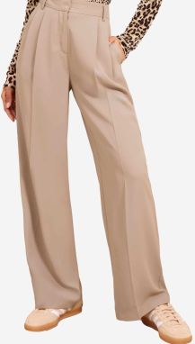 Friends Like These Plisované nohavice  farba ťavej srsti