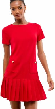 Lipsy Šaty 'Military'  červená