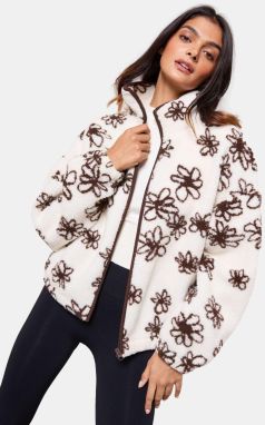 Friends Like These Flisová bunda  krémová / hnedá