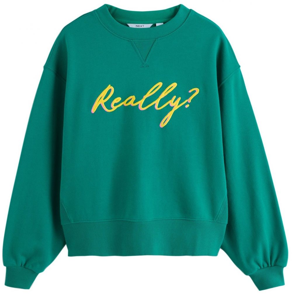 Next Mikina  žltá / zelená