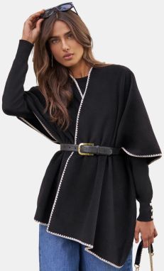 Lipsy Pelerína  čierna / biela