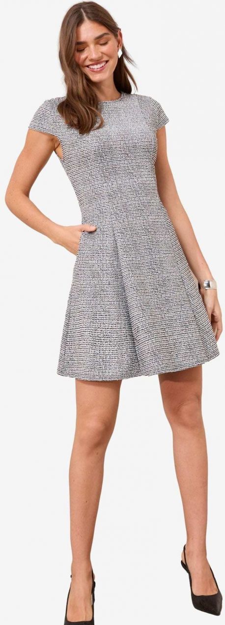 Friends Like These Šaty  čierna / biela