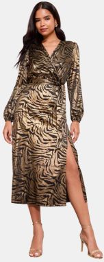 Friends Like These Šaty  zlatá / čierna