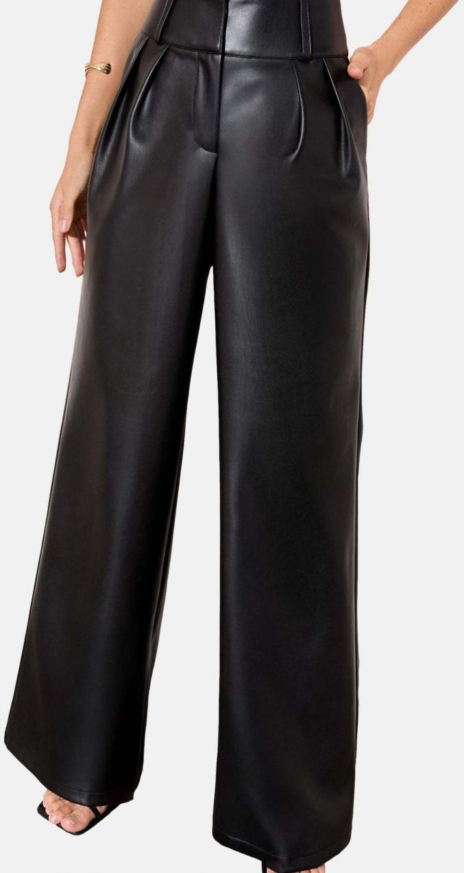 Friends Like These Plisované nohavice  čierna