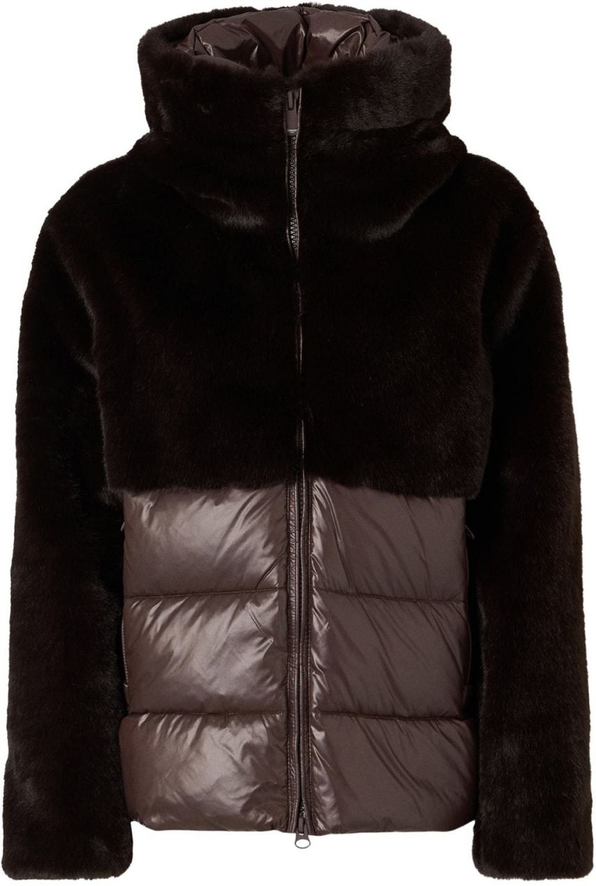 Blauer.USA Prechodná bunda  hnedá / čierna