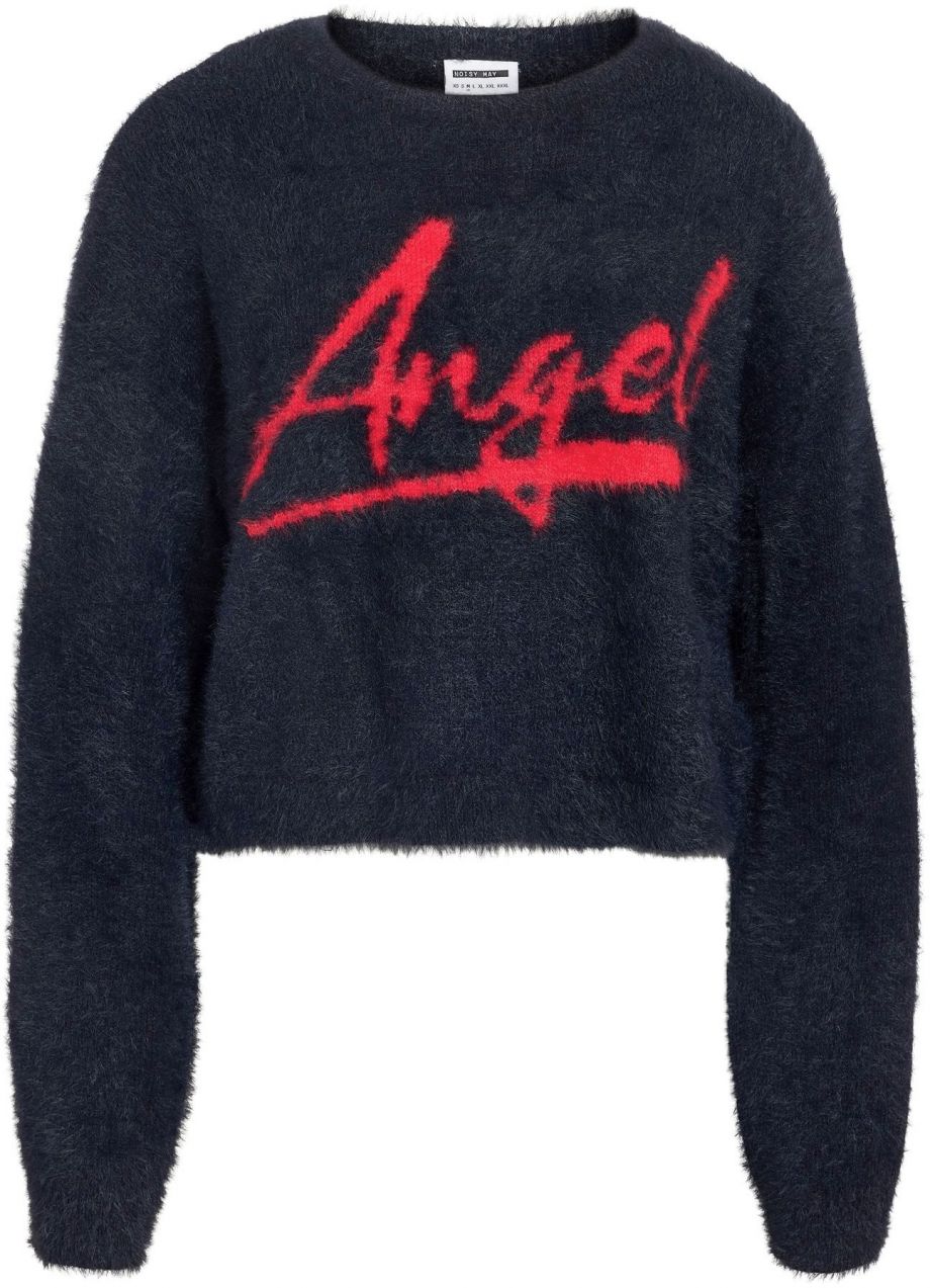 Noisy may Sveter 'NMHEIDI'  jasne červená / čierna