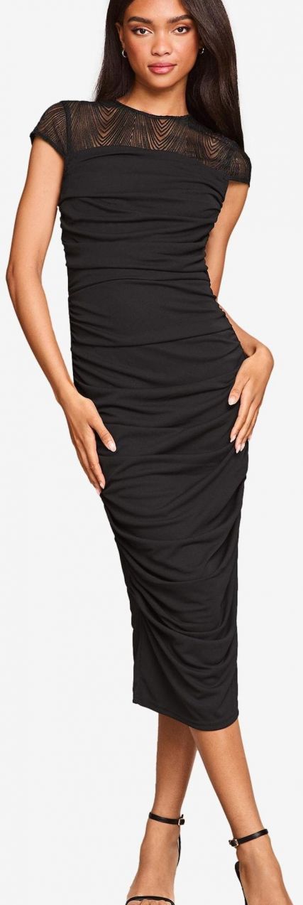 Lipsy Šaty  čierna