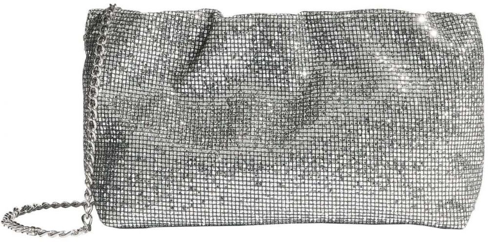 Friends Like These Listová kabelka  strieborná