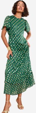 Friends Like These Šaty  zlatá / zelená