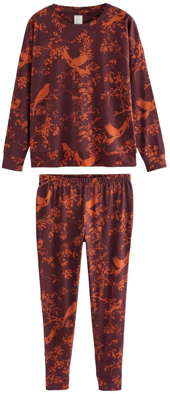 Next Pyžamo  farba lesného ovocia / oranžová