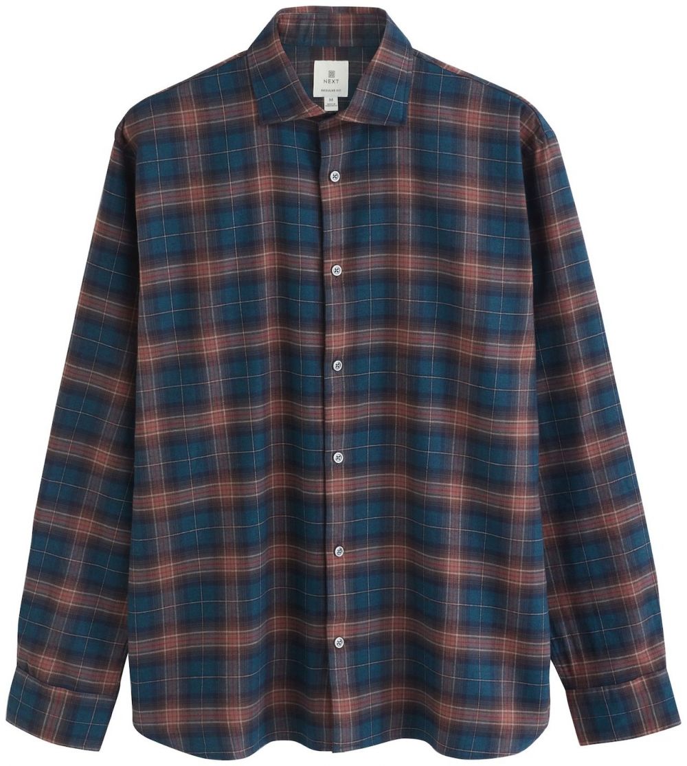 Next Košeľa  námornícka modrá / hrdzavohnedá / červená / biela