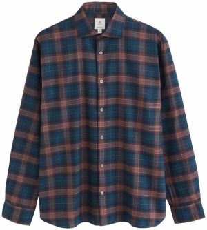 Next Košeľa  námornícka modrá / hrdzavohnedá / červená / biela