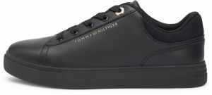 TOMMY HILFIGER Nízke tenisky  zlatá / čierna