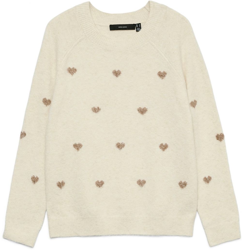 VERO MODA Sveter 'VMDOFFY'  béžová / krémová