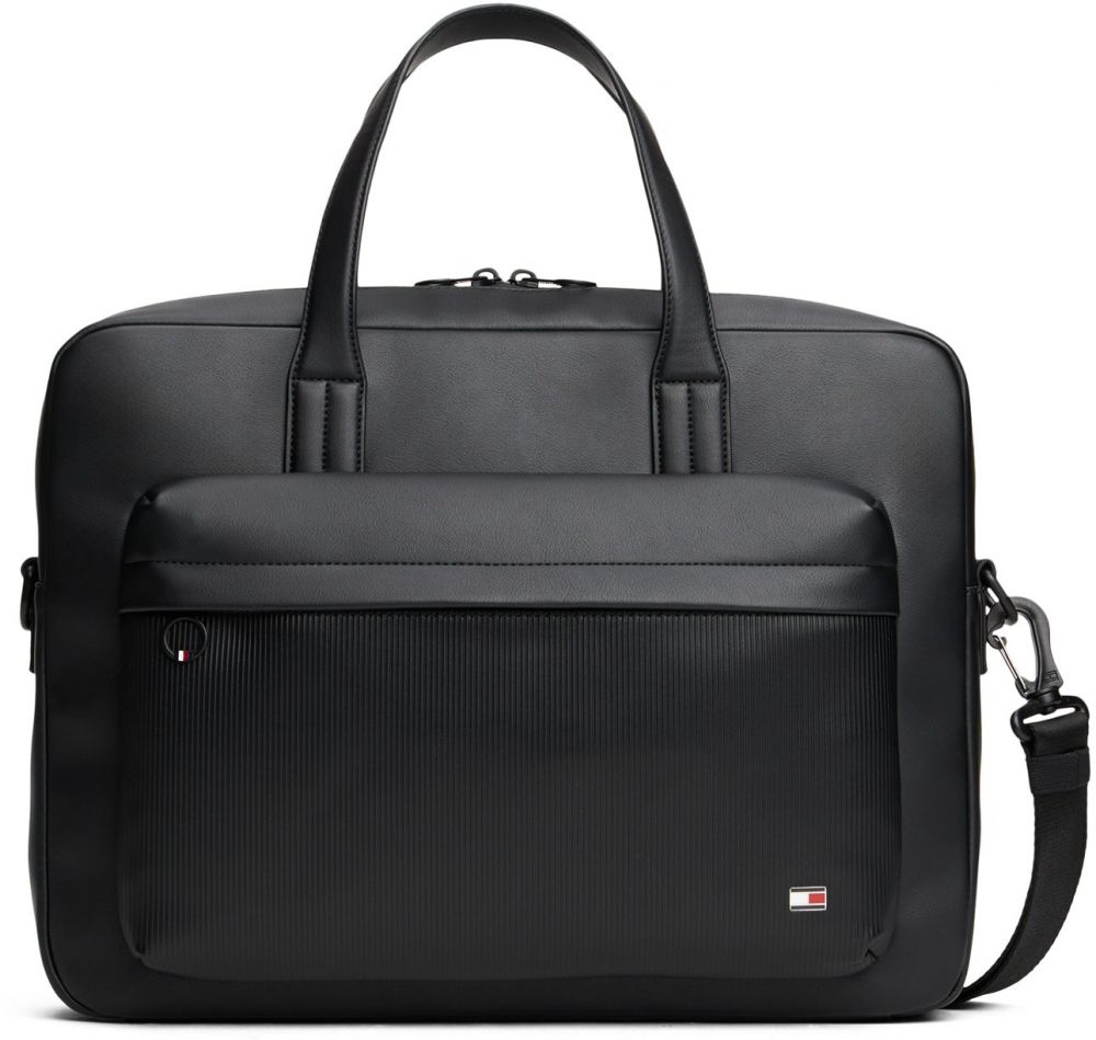 TOMMY HILFIGER Taška na notebook  čierna