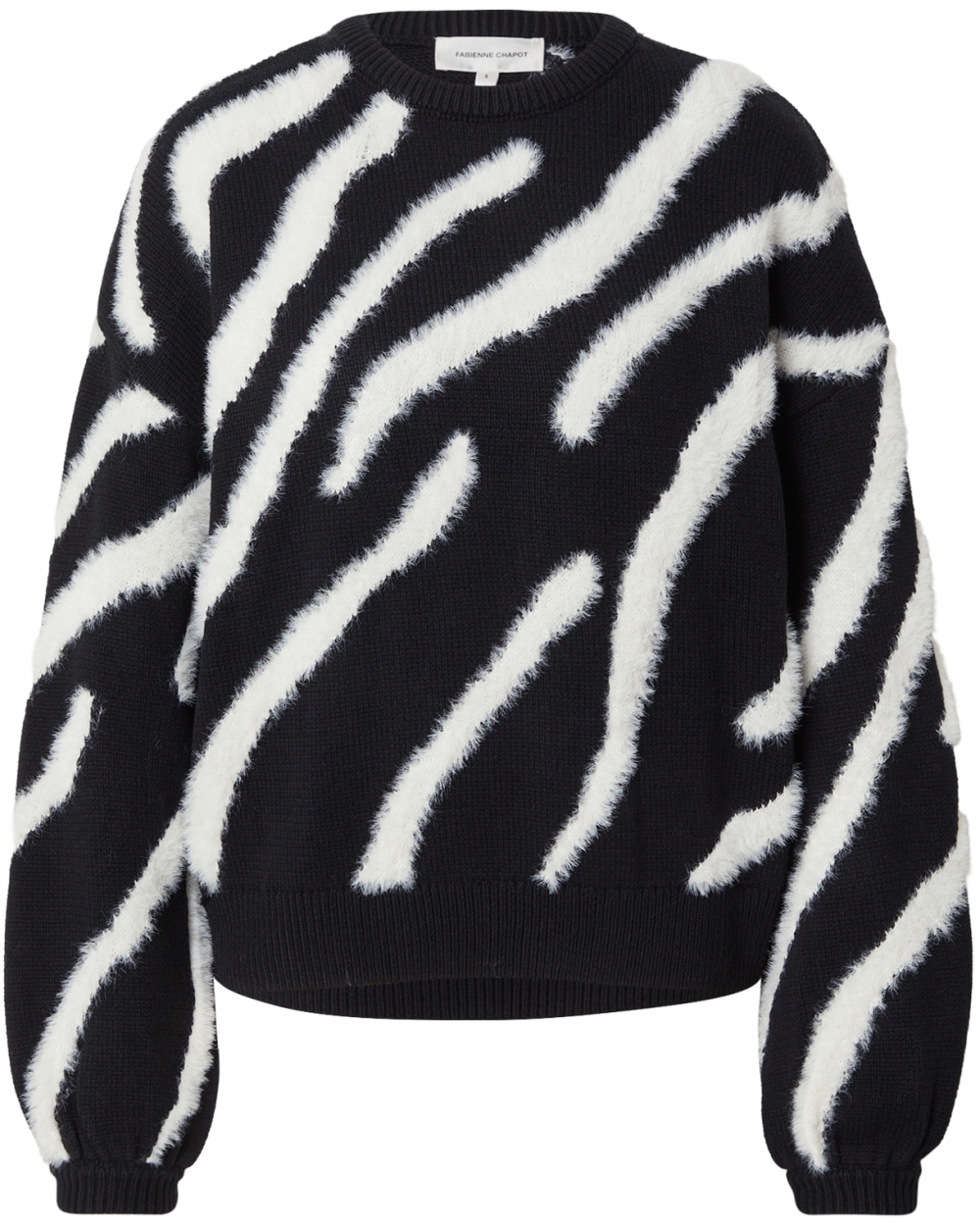 Fabienne Chapot Sveter  čierna / biela