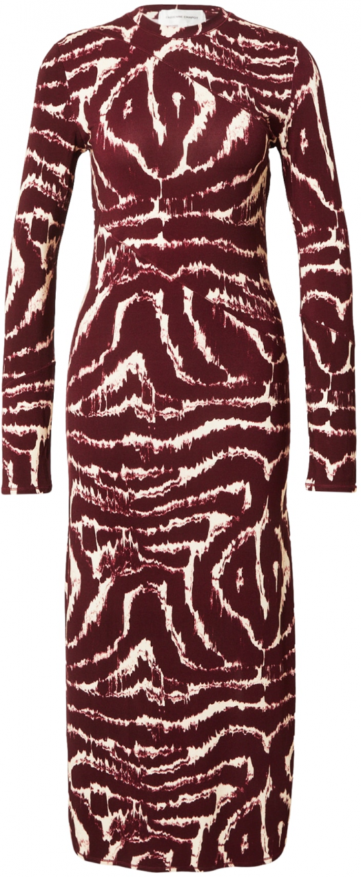 Fabienne Chapot Šaty 'Quint'  krémová / burgundská