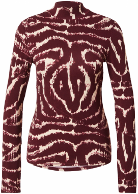 Fabienne Chapot Tričko 'Quint'  púdrová / karmínovo červená